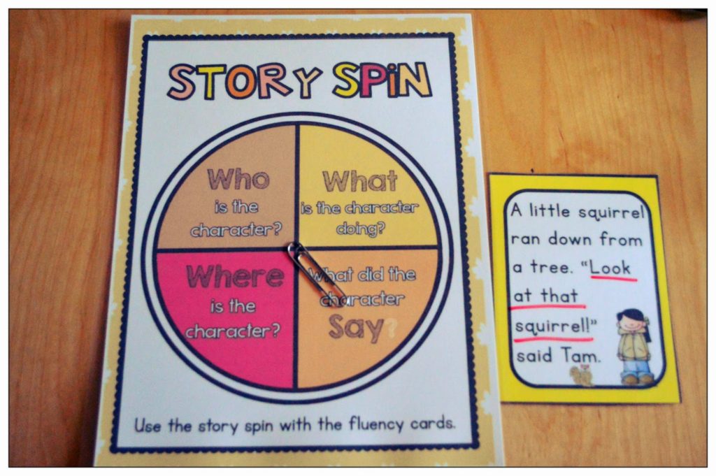 Story Spin. Follow up activities.