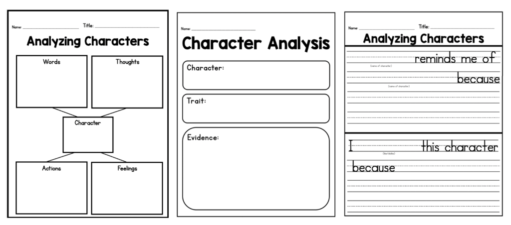 Teaching Character Analysis In The Primary Grades Sarah s Teaching 