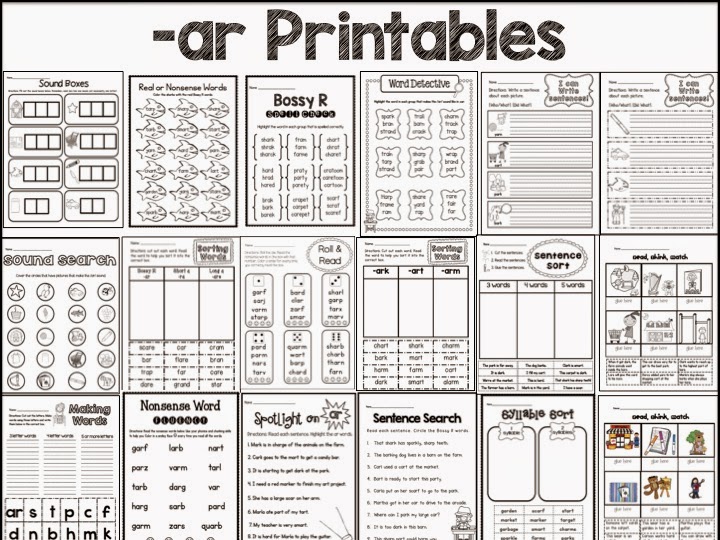 Bossy R Ar Words Phonics Pack Sarah S Teaching Snippets