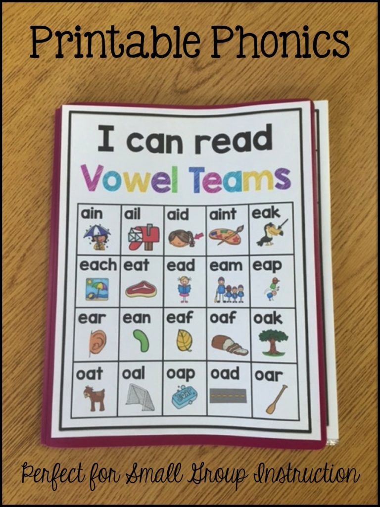 Vowel Teams Printable Intervention Sarah s Teaching Snippets