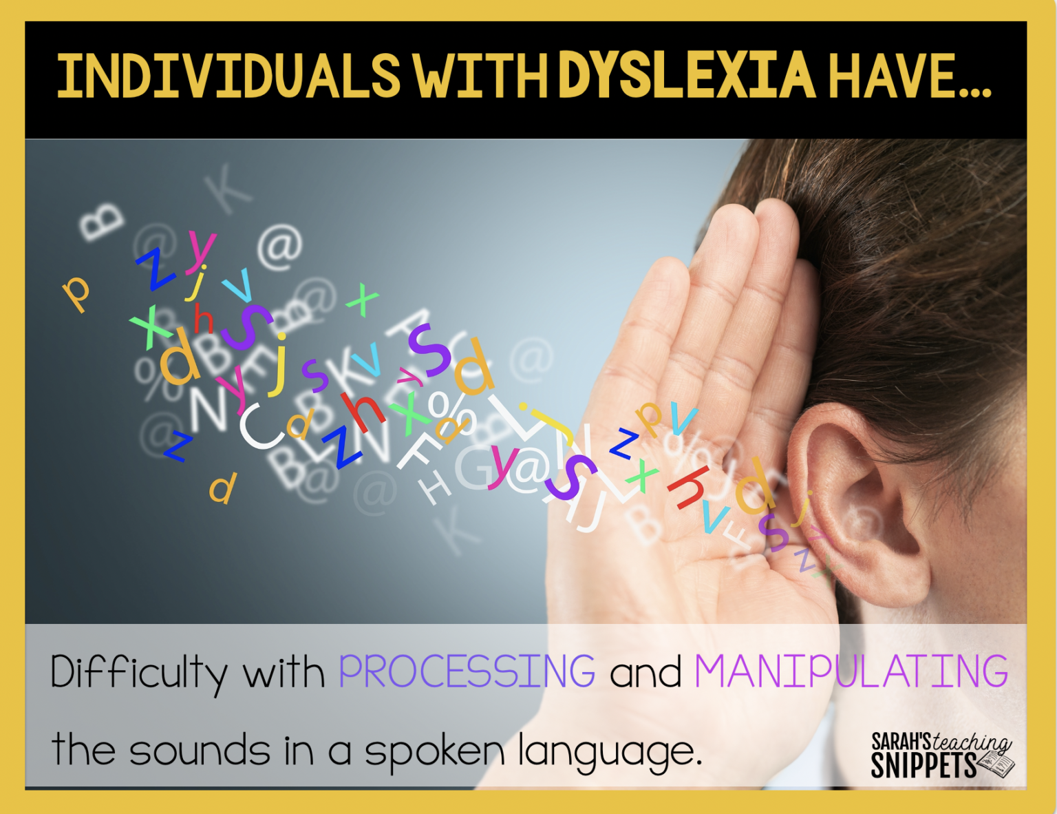 speech language dyslexia