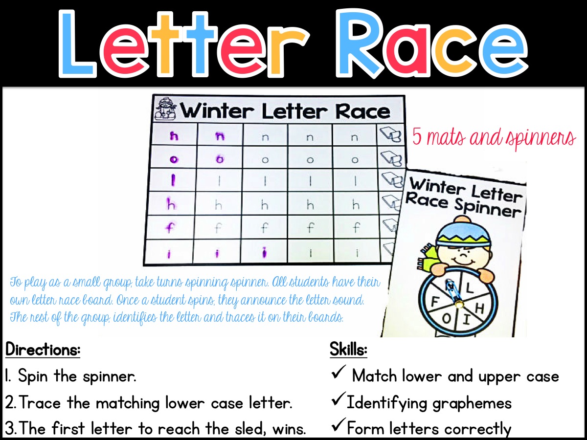 Alphabet Activities For Winter Sarah S Teaching Snippets