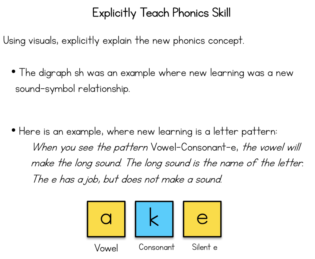 Phonics instruction