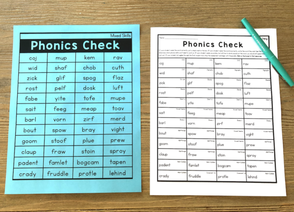 Phonics Assessments - Sarah's Teaching Snippets