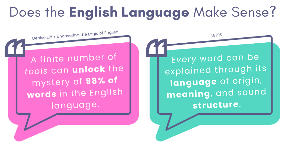 Does english make sense?