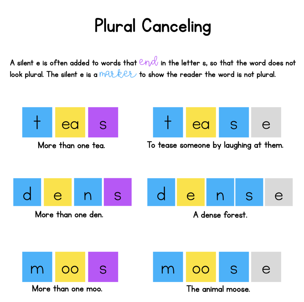 The Jobs of Silent e - Sarah's Teaching Snippets