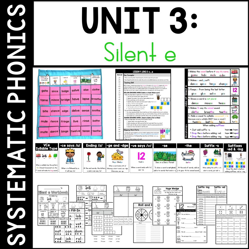 Phonics Silent e Unit 3 P