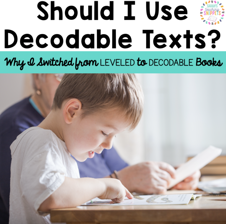 Decodable Books - Sarah's Teaching Snippets