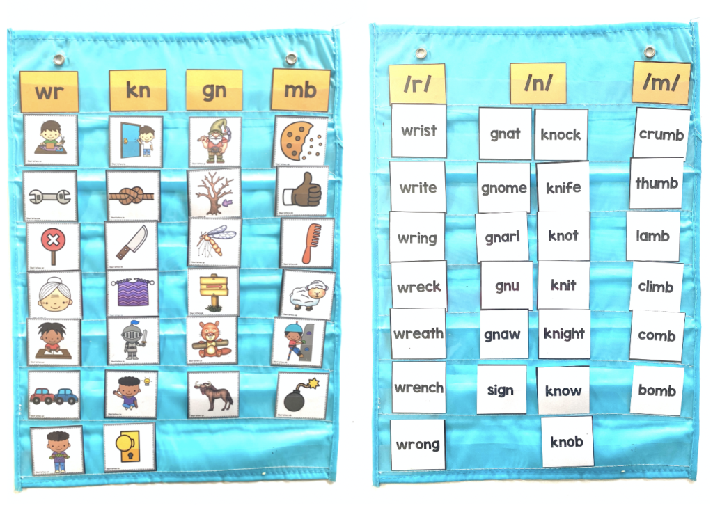 Sorting silent letters