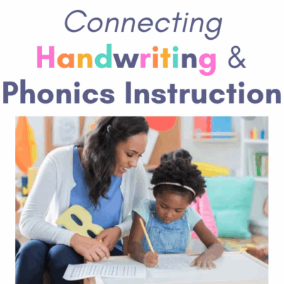 handwriting and phonics